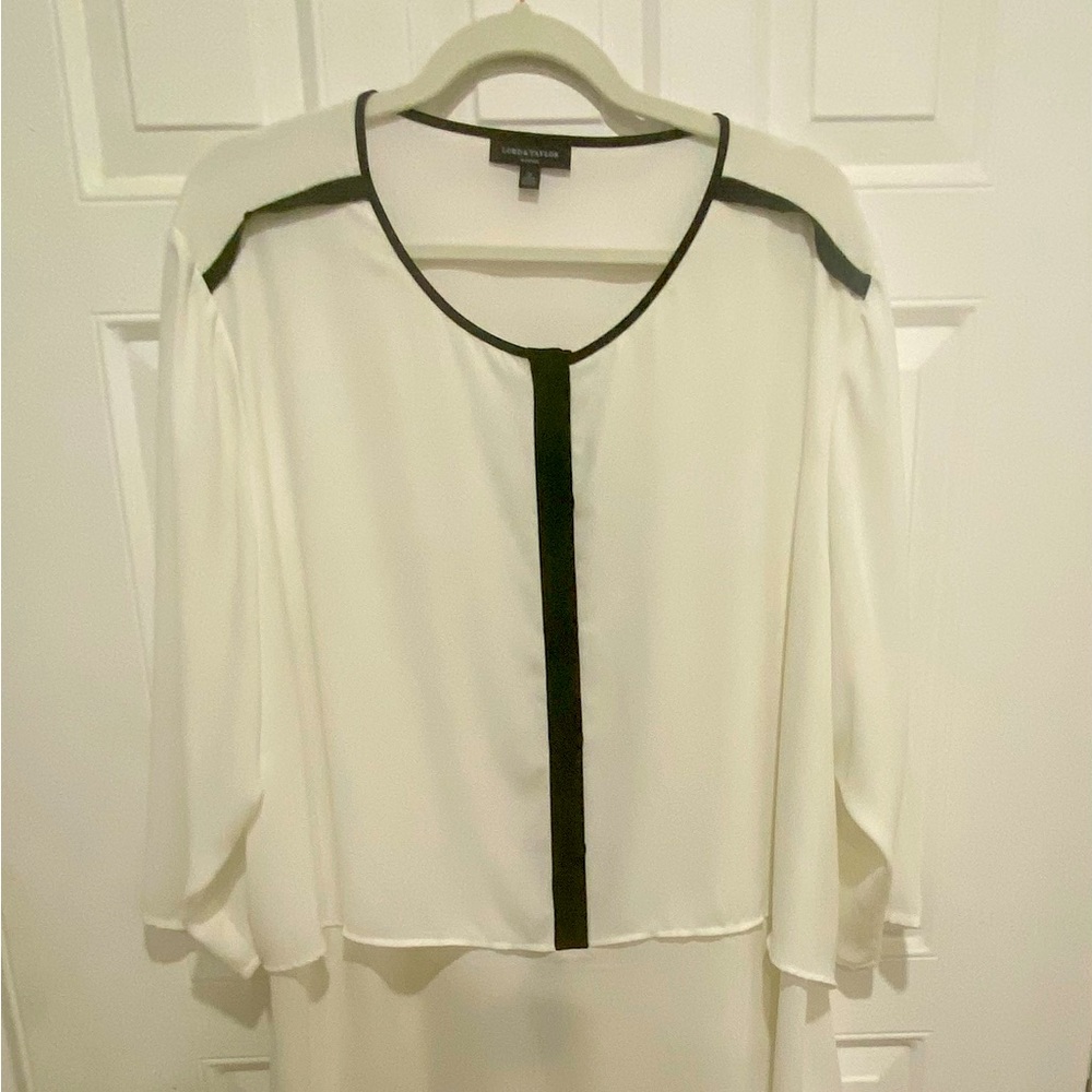Ivory Lord and Taylor blouse